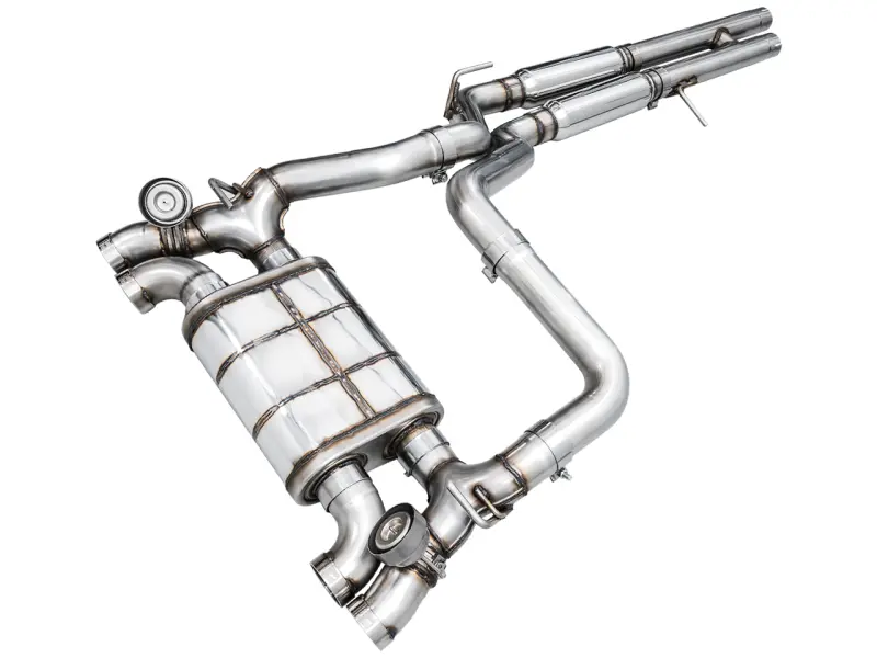 Awe 21+ Wrangler 392 Switchpath Cat-Back Exhaust- Quad Bashguards 1
