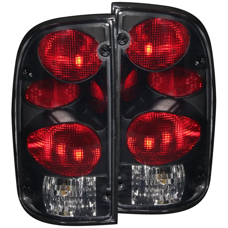 Anzo 1995-2000 Toyota Tacoma Taillights Dark Smoke G2 1