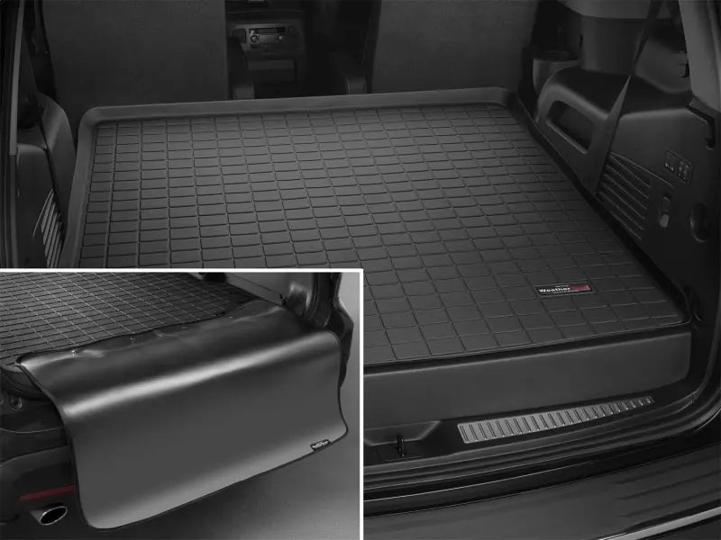 Weathertech 15+ Cadillac Escalade/Chevy Tahoe/Gmc Yukon Cargo Liner W/ Bumper Protector - Black 2