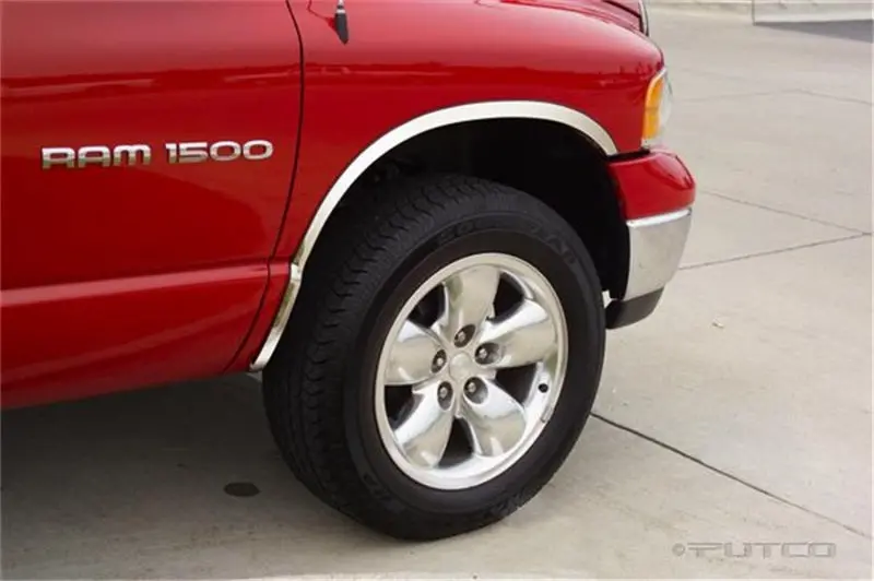 Putco 03-09 Ram 2500/3500 - Full Stainless Steel Fender Trim 1