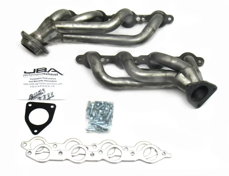 Jba 02-13 Gm Truck 4.8L/5.3L Ls Raw 409 Cat4ward Header 1