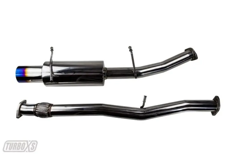 Turbo Xs 02-07 Wrx-Sti Catback Exhaust Blued Tips 2