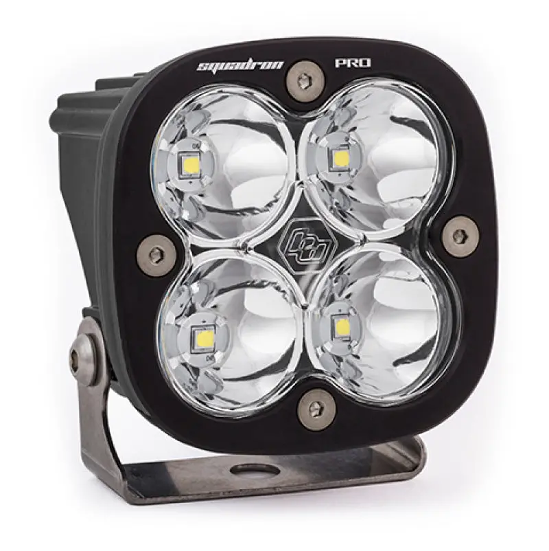 Baja Designs Squadron Pro Spot Pattern Black Led Light Pod - Clear 1