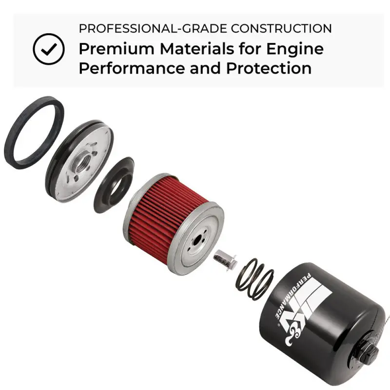 K&N Oil Filter 1.625In Od X 2.063In H For 99-07 Ktm 250/400/450/520/525/540/625/660/690 (2Nd Filter) 2