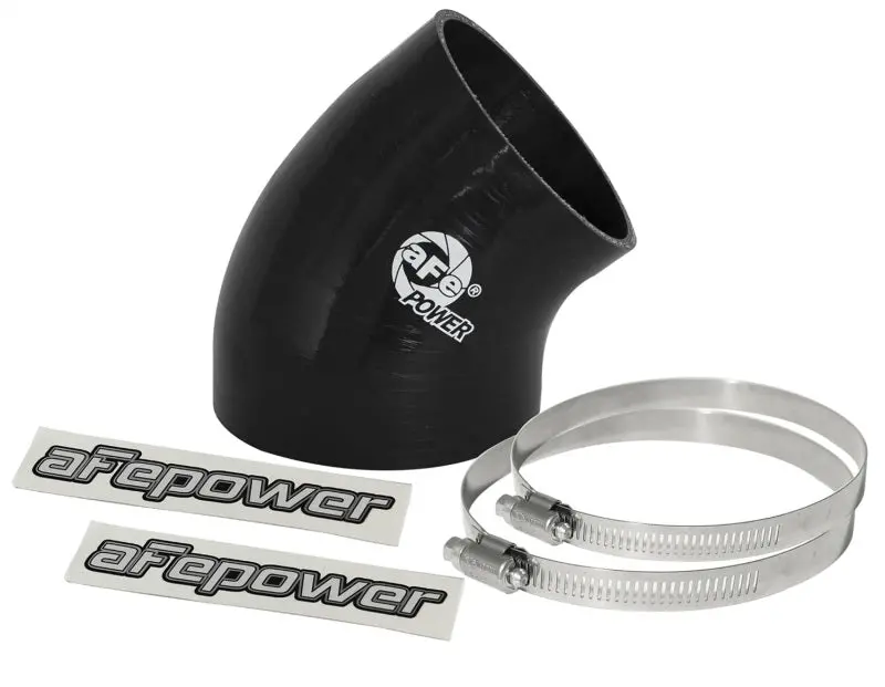 Afe Magnumforce Cold Air Int Sys Spare Parts Kit (4-3.5In Id X 40 Deg) Elbow Reducing Coupler - Blk 1