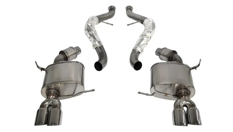 Corsa 08-12 Bmw M3 E90 Polished Sport Cat-Back Exhaust 1
