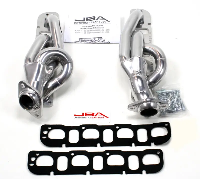 Jba 09-19 Ram 5.7L Hemi 1-5/8In Primary Silver Ctd Cat4ward Header 2
