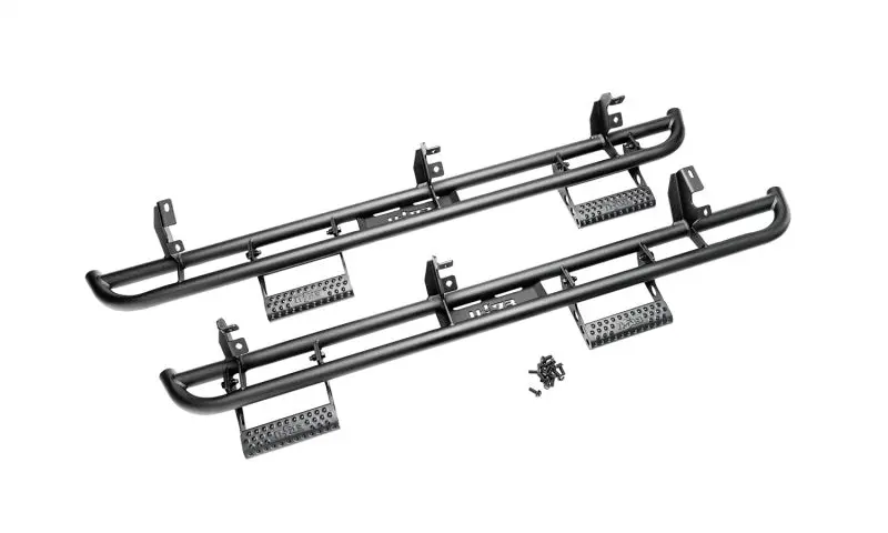 N-Fab Rkr Step System 2021 Ford Bronco 4 Door - Tex. Black - 1.75In 1