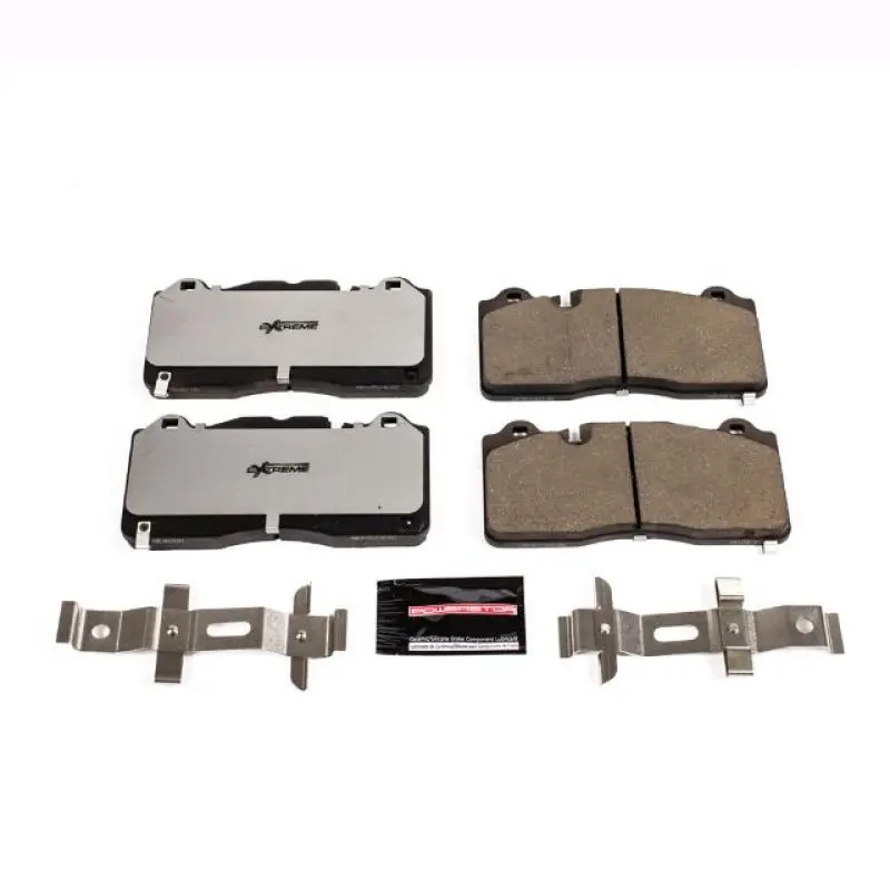Power Stop 16-19 Cadillac Cts Front Z26 Extreme Street Brake Pads W/Hardware 1