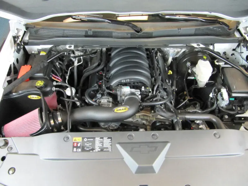 Airaid 2014 Gm 1500 Pickup/ 2015 Gm Tahoe/Yukon 5.3L Mxp Intake System W/ Tube (Dry / Red Media) 1