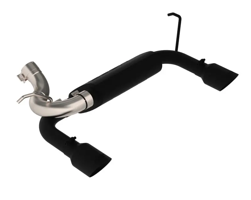 Mbrp 07-14 Jeep Wrangler/Rubicon 3.6L/3.8L V6 Axle-Back Dual Rear Exit Black Performance Exhuast Sys 1