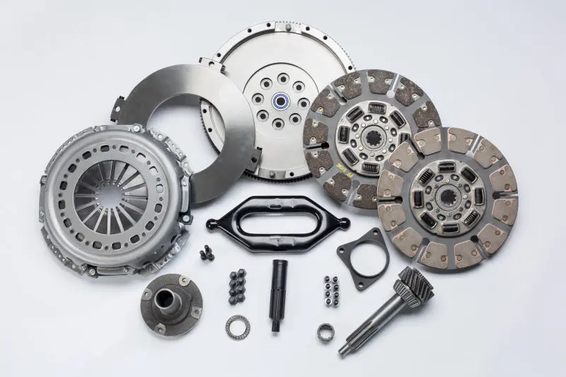South Bend Clutch 94-03 Dodge 5.9L Nv4500 Street Dual Disc Clutch Kit W/ Input Shaft 1