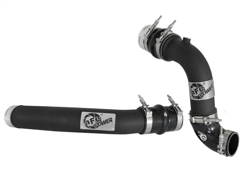 Afe Bladerunner 3In Hot And Cold Side Black Intercooler Tubes 2017 Ford Diesel Trucks V8 6.7L (Td) 1