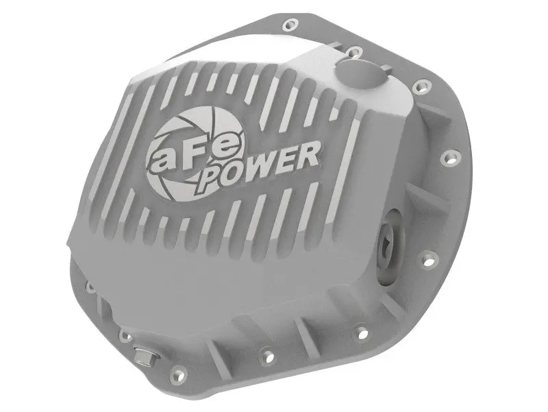 Afe Street Series Rear Differential Cover Raw W/ Machined Fins 01-18 Gm Diesel Trucks V8-6.6L (Td) 1