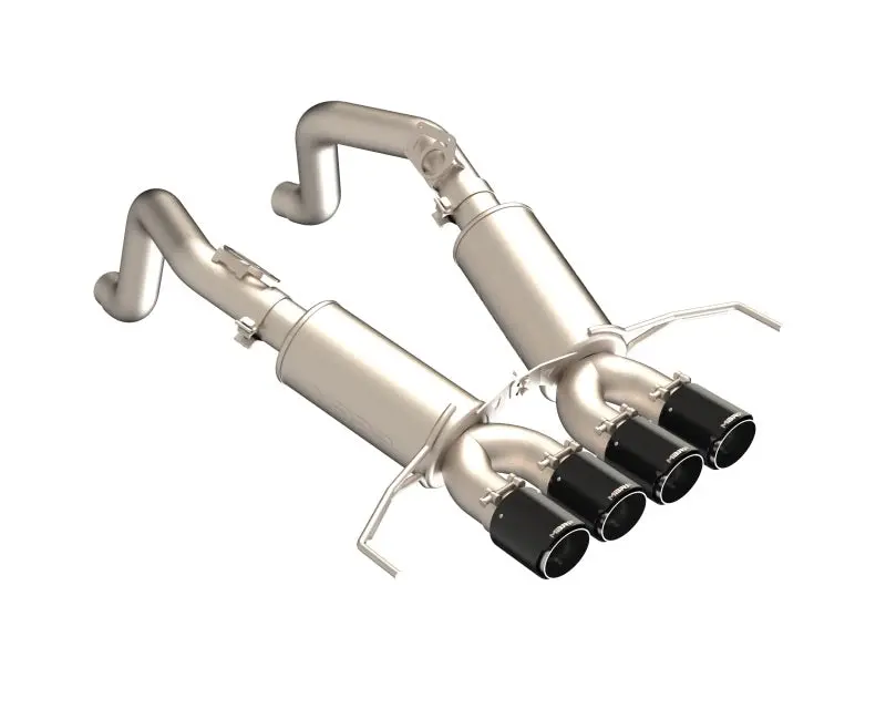 Mbrp 14-19 Chevrolet Corvette 3In Dual Split Rear Cat Back W/ Carbon Fiber Tips 1