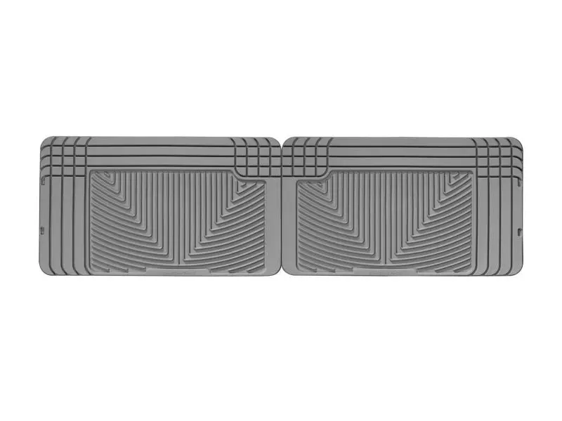 Weathertech 96 Gmc Rally Van Rear Rubber Mats - Grey 2
