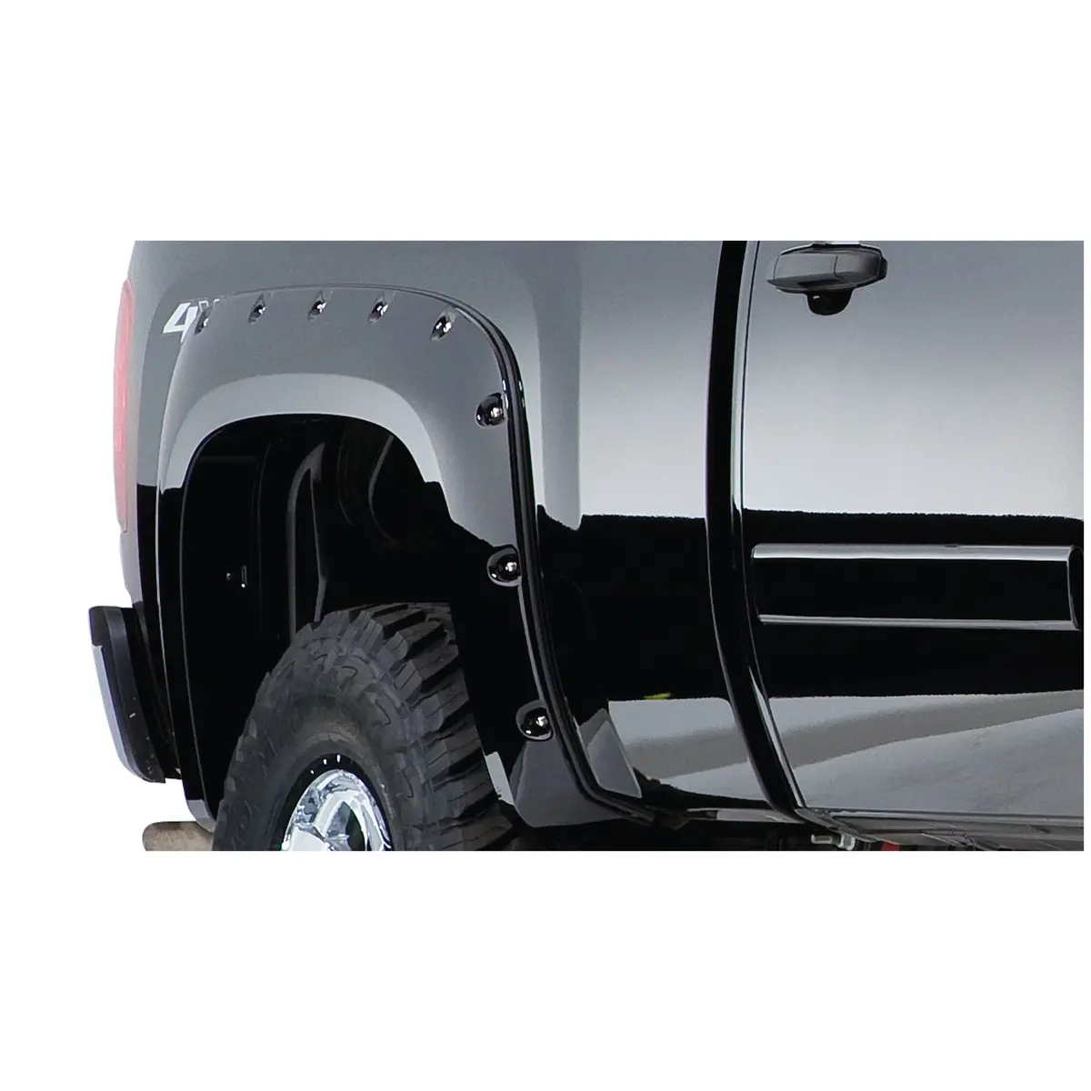 80-86 Ford Bronco Cutout Style Flares 2Pc - Black 1
