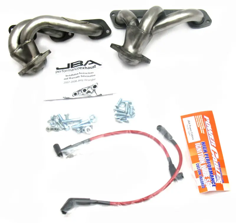 Jba 07-11 Jeep 3.8L V6 1-1/2In Primary Raw 409Ss Cat4ward Header 1