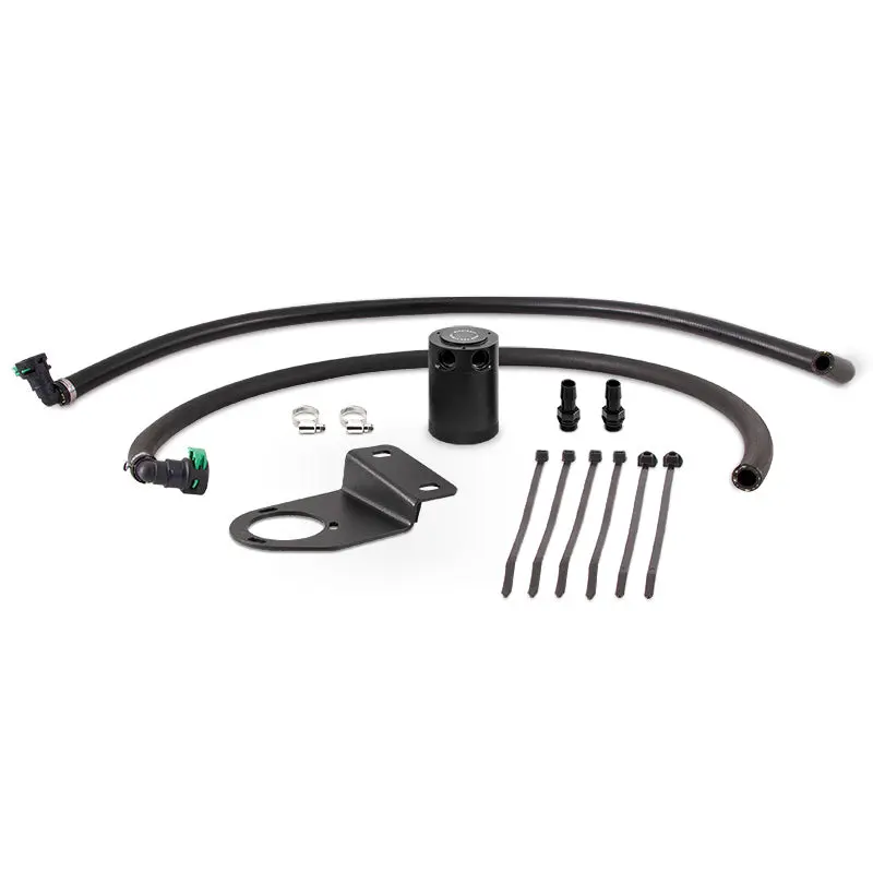 Mishimoto 19+ Ford Ranger Baffled Oil Catch Can Kit - Black 1