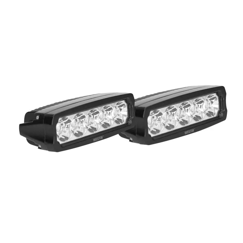 Westin Fusion5 Led Light Bar Single Row 5.5 Inch Flex W/3W Epistar (Set Of 2) - Black 1