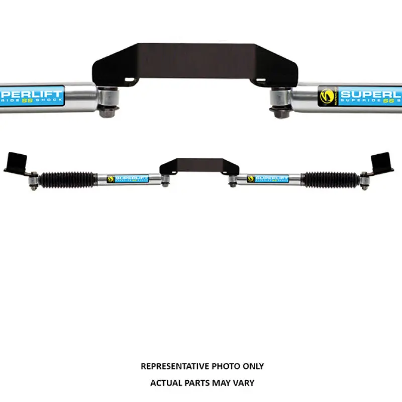 Superlift 05-19 Ford F-250 Sd 4Wd Dual Steering Stabilizer Kit - Sl Ss Bilstein (Gas) 3In Lift Req. 1