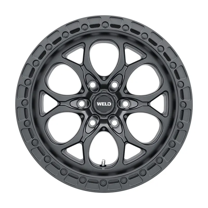 Weld Ledge Six W108 20X9 / 6X139.7 Bp / 5 In Bs Satin Black Wheel 1