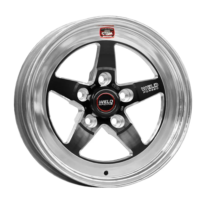 Weld S71 15X10.33 / 5X4.5 Bp / 6.5In. Bs Black Wheel (Medium Pad) - Non-Beadlock 1