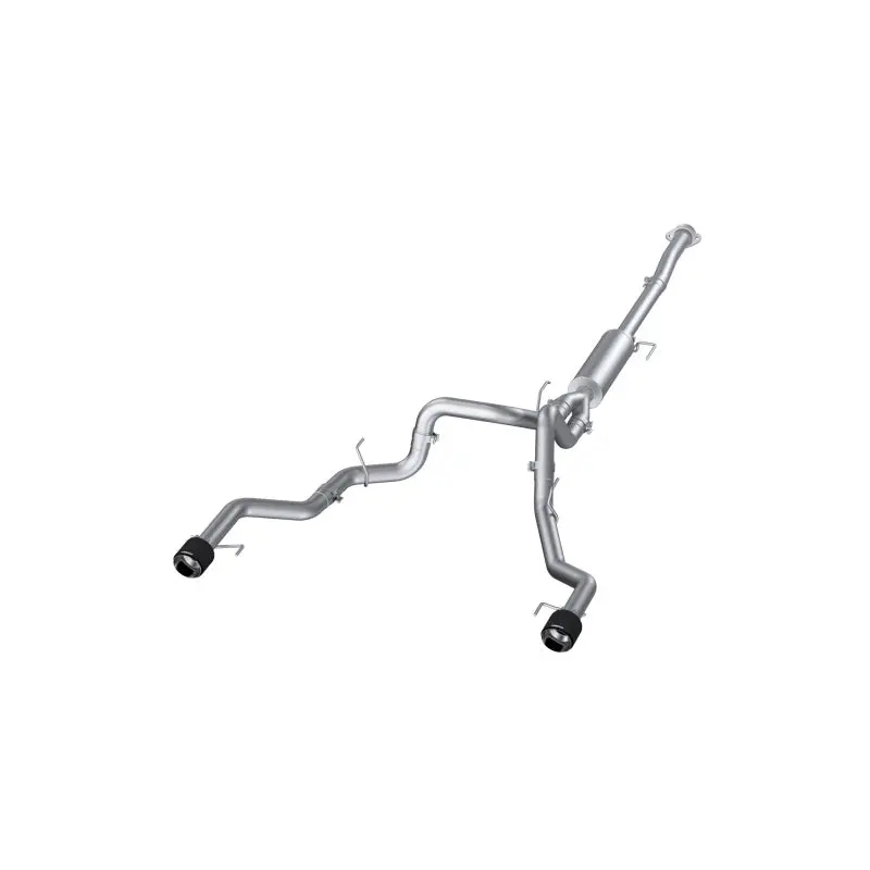 Mbrp 22-23 Ford F150 T304 5In Od Carbon Fiber Tip Dual Rear Exit 3In Cat Back Exhaust 1