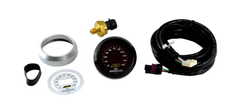 Aem 52Mm Oil Pressure 150Psi Digital Gauge 1