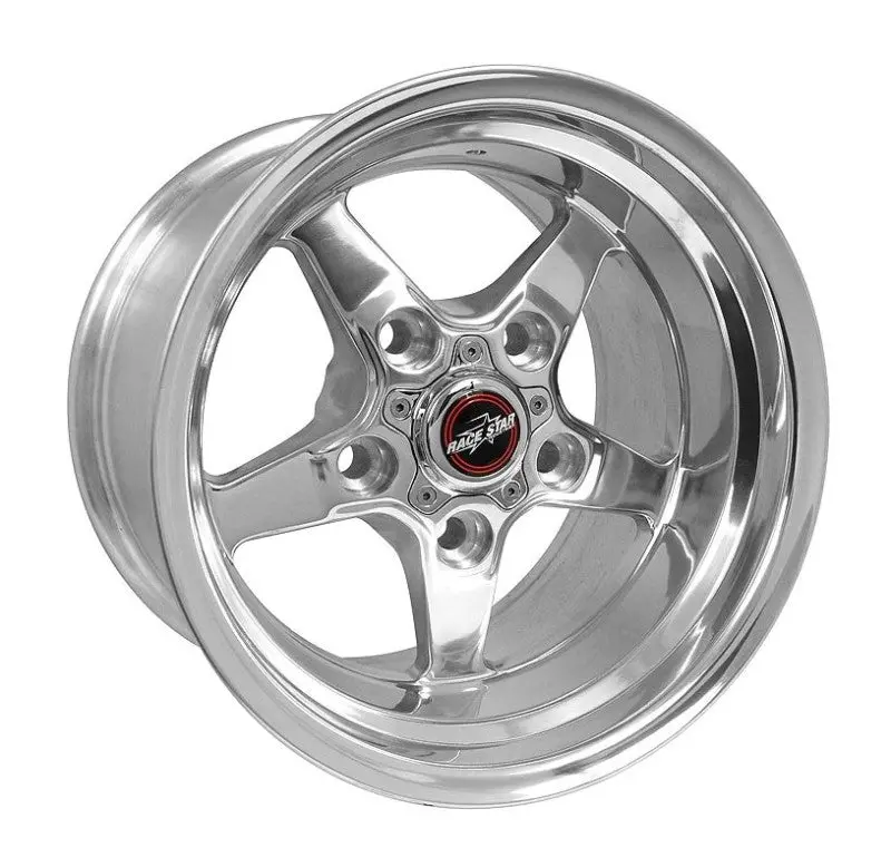 Race Star 92 Drag Star 17X7.00 5X5.50Bc 4.25Bs Et6 Direct Drill Polished Wheel 1