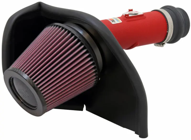 K&N 08-11 Wrx/Sti 2.5L H4 Red Typhoon Short Ram Intake 2