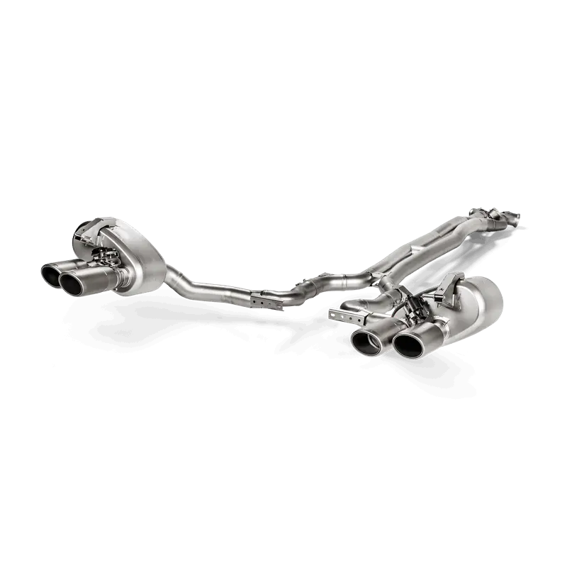 Akrapovic 17-18 Porsche Panamera Turbo Evolution Line Cat Back (Titanium) (Tips Not Incl.) 1