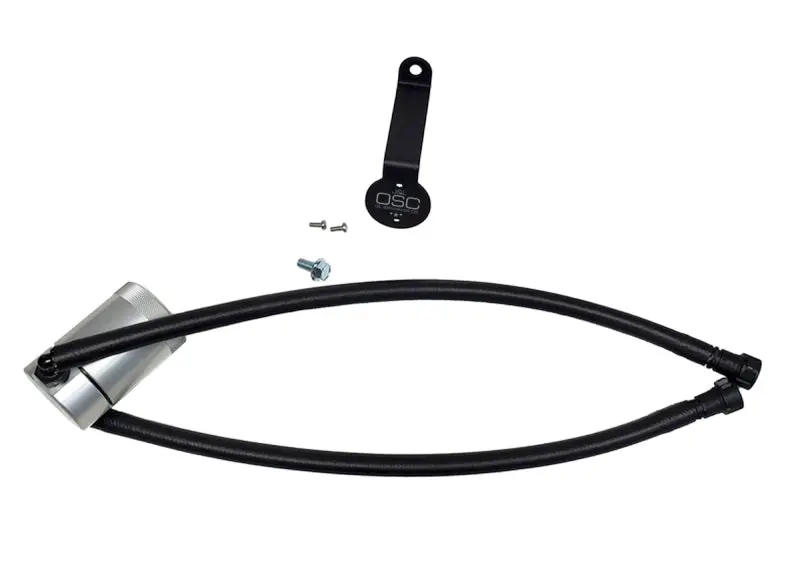 J&Amp;L 20-23 Chevy Silverado/Gmc Sierra 2500/3500 6.6L Drivers Side Oil Separator 3.0 - Clear Anodi 1