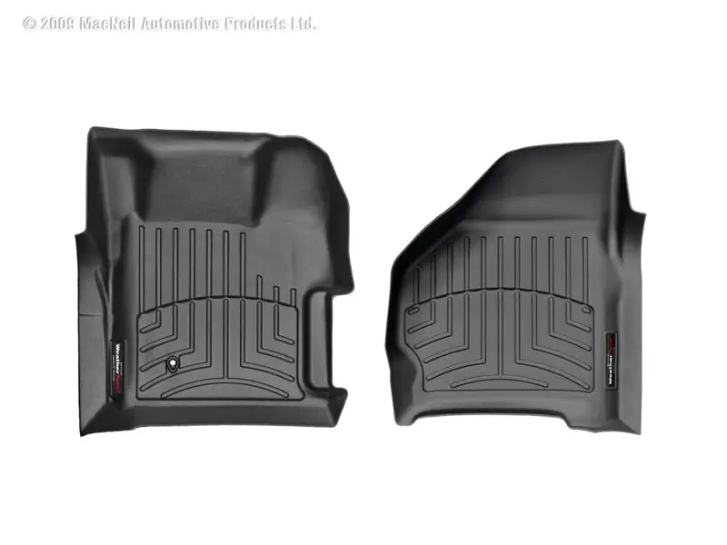 Weathertech 99-07 Ford F250/F350/F450/F550 Super Duty Regular Cab Front Floorliner - Black 2