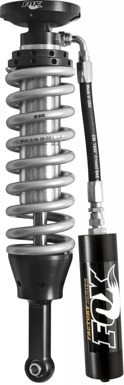 2007-18 Silverado-Sierra 1500 Fox Factory Race Series 2.5 (Front) Coil-Over Res. Shocks; 0-2” Lift 1