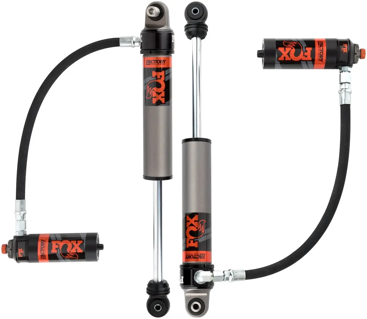 2018-19 Wrangler Jl, Fox® Racing Shox Factory Race Series 2.5 Reservoir Adjustable Shocks (Front) 1