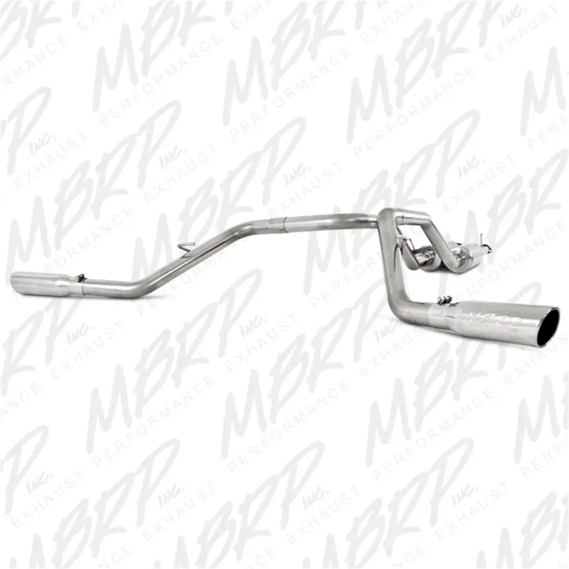 Mbrp 2009-2010 Toyota Tundra 5.7L Ec-Std. & Sb/Cc-Sb Cat Back Dual Split Side 1