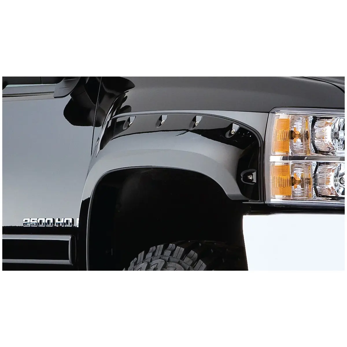 89-90 Ford Bronco Ii Cutout Style Flares 2Pc - Black 1