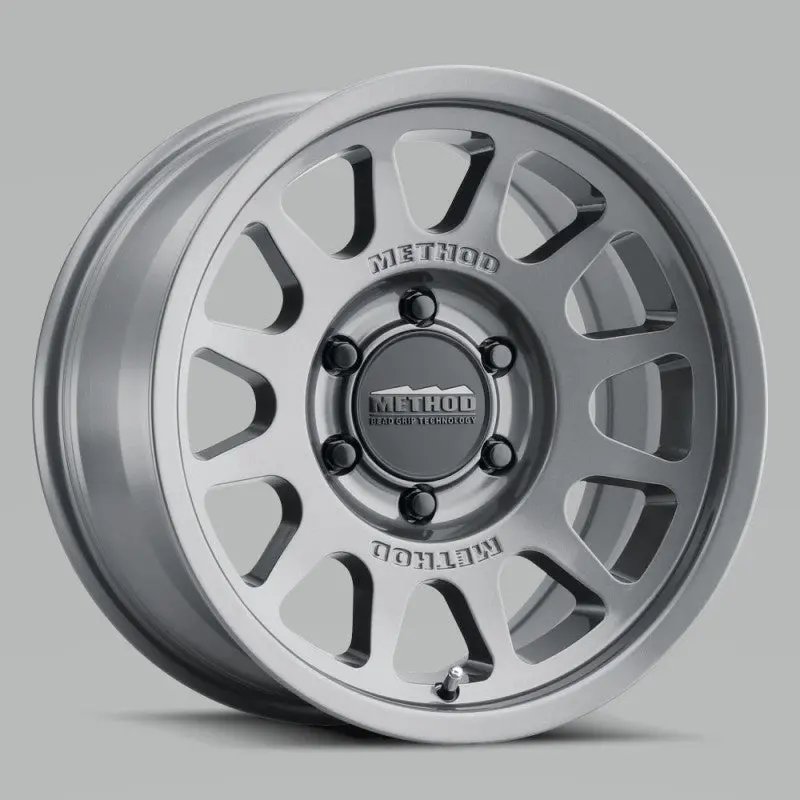 Method Mr703 16X6.5 +90Mm Offset 6X180 138.9Mm Cb Gloss Titanium Wheel 1
