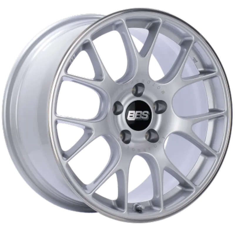 Bbs Ch-R 19X8.5 5X130 Et51 Cb71.6 Brilliant Silver Polished Rim Protector Wheel W/Motorsport Etching 1
