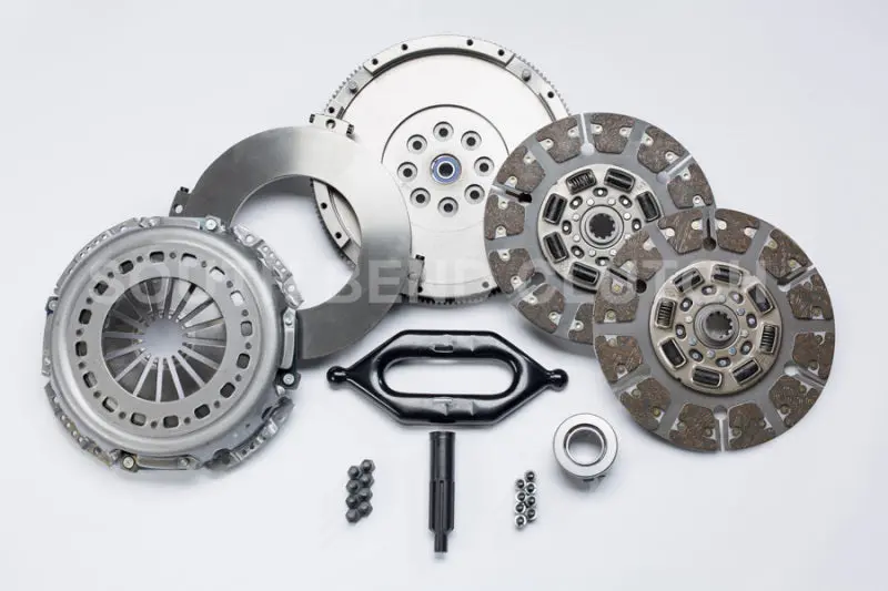 South Bend Clutch 2005.5-2017 Dodge Turbo Cummins Diesel 5.9L/6.7L Street Dual Organic Clutch Kit 1