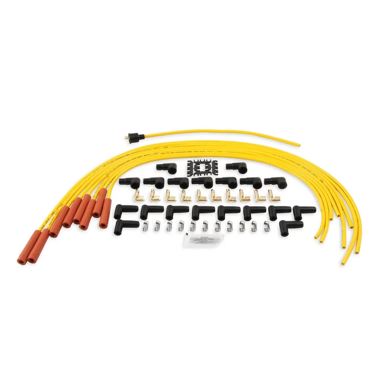 8Mm Straight End Supp Yellow Universal 2