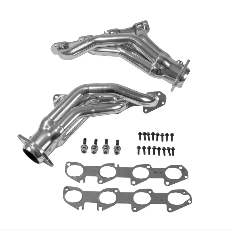 Bbk 11-20 Dodge Challenger Hemi 6.4L Shorty Tuned Length Exhaust Headers - 1-7/8In Silver Ceramic 1