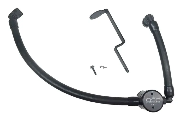 J&Amp;L 17-19 Ford Fusion Sport 2.7L Passenger Side Oil Separator 3.0 - Black Anodized 1