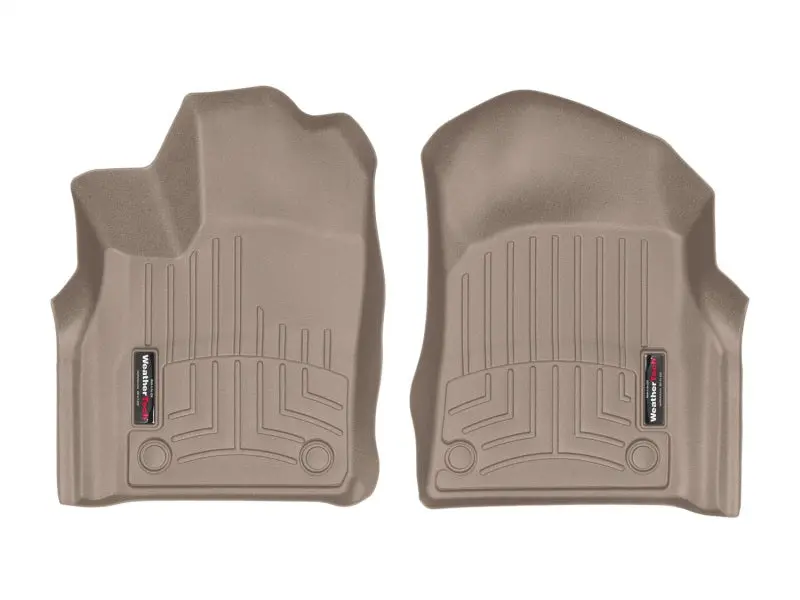Weathertech 2016+ Dodge Durango / Jeep Grand Cherokee Front Floorliner - Tan 2