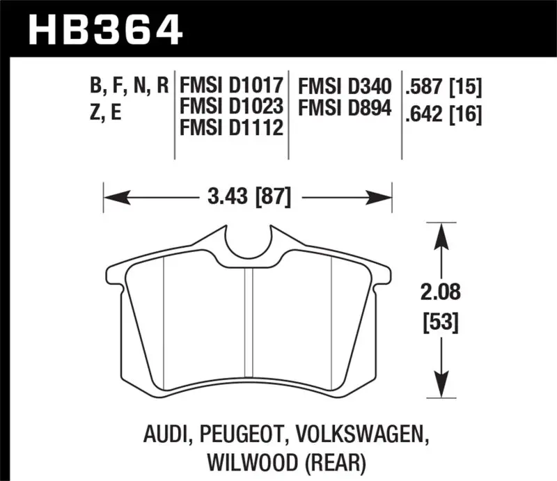 Hawk Hps Street Brake Pads 1