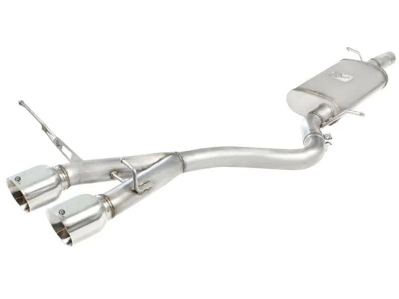 Afe Machforce Xp 2-1/2In Ss-304 Cat-Back Exhausts W/ Polished Dual Tips 2008 Vw Golf R32 V6-3.2L Mkv 1