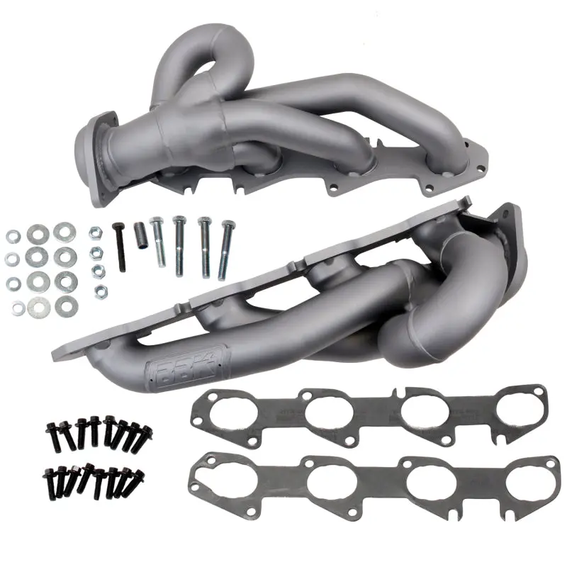 Bbk 09-18 Dodge Ram 5.7L Hemi Shorty Tuned Length Exhaust Headers - 1-3/4 Titanium Ceramic 1