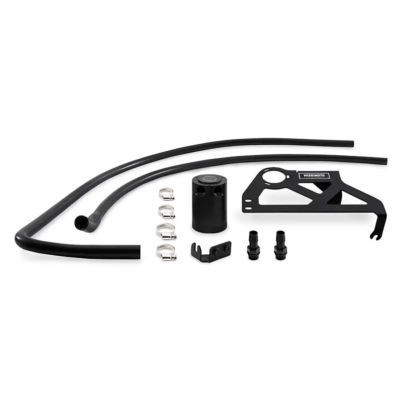 Mishimoto 12-18 Jeep Wrangler Jk Baffled Oil Catch Can Kit - Black 1