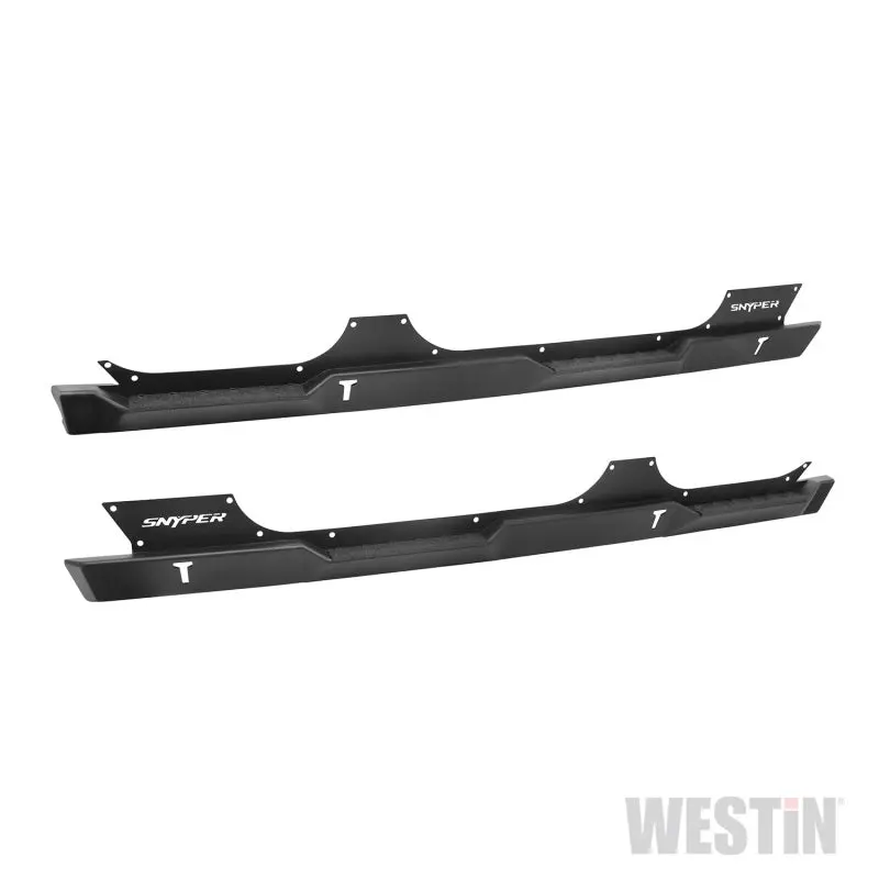 Westin/Snyper 07-17 Jeep Wrangler Unlimited Rock Slider Steps - Textured Black 1